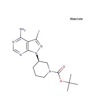 (3R)-1-Boc-3-(4-氨基-3-碘-1H-吡唑并[3,4-d]嘧啶-1-基)哌啶