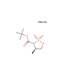 （R）-3-Boc-4-甲基-2，2-二氧代-[1，2，3]氧杂噻唑啉