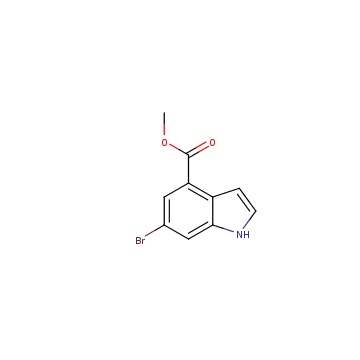 甲基-6-溴-1H-吲哚-4-羧酸盐