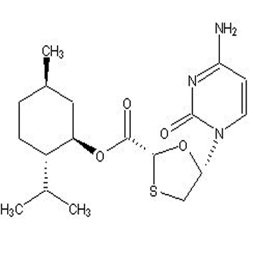 5S-（1-胞嘧啶）-1,3-氧硫杂环戊烷-2R-甲酸薄荷醇酯