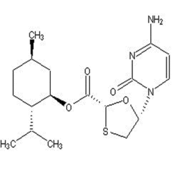 5S-（1-胞嘧啶）-1,3-氧硫雜環(huán)戊烷-2R-甲酸薄荷醇酯