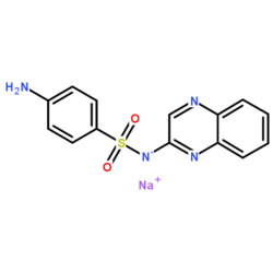 磺胺喹噁啉钠,sulfaquinoxaline,C14H11N4NaO2S