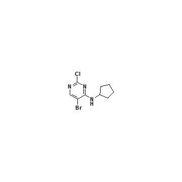 5-溴-2-氯-N-环戊胺嘧啶-4-胺