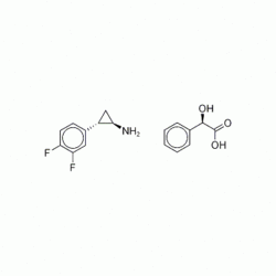 (1R,2S)-2-(3,4-二氟苯基)环丙胺 (R)-扁桃酸盐