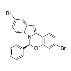 (S)-3,10-二溴-6-苯基-6H-苯并[5,6] [1,3]恶嗪并[3,4-Α]吲哚