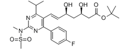 (6E)-7-[4-(4-氟苯基)-6-异丙基-2-[甲基(甲磺酰)氨基]嘧啶-5-基]-(3R,5S)-3,5-二羟基庚-6-烯酸叔丁酯 （R-2） 