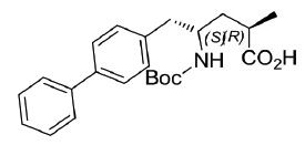 LCZ 696中间体：(2R,4S)-5-(联苯-4-基)-4-[(叔丁氧羰基)氨基]-2-甲基戊酸