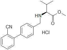   缬沙坦缩合物盐酸盐（缬沙坦烃化物盐酸盐，缬沙坦中间体）