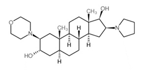 (2b,3a,5a,16b,17b)-2-(4-吗啉基)-16-(1-吡咯烷基)雄甾烷-3,17-二醇