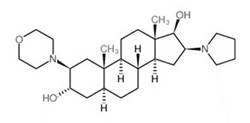 (2b,3a,5a,16b,17b)-2-(4-吗啉基)-16-(1-吡咯烷基)雄甾烷-3,17-二醇