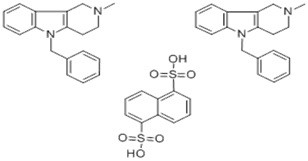 美海屈林萘二磺酸盐
