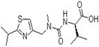 (S)-2-(3-((2-Isopropyl thiazol-4-yl)methyl)-3- methylureido)-3-methyl butanoic acid (MTV III)