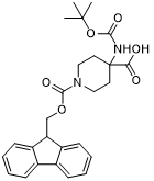 4-(Boc-amino)-1-Fmoc-piperdine-4-carboxylic Acid