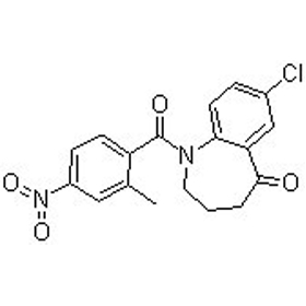 7-氯-1,2,3,4-四氢-1-(2-甲基-4-硝基苯甲酰基) -5H-1-苯并氮杂卓-5-酮