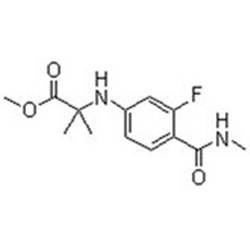 N-[3-氟-4-[(甲基氨基)羰基]苯基]-2-甲基丙氨酸甲酯