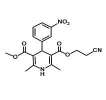 3-(2-cyanoethyl) 5-methyl 2,6-dimethyl-4-(3-nitrophenyl)-1,4-dihydropyridine-3,5-dicarboxylate