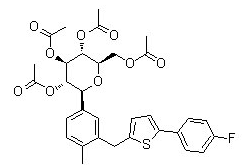 坎格列净四乙酸酯