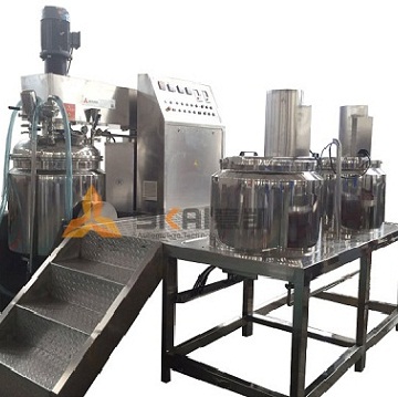 雪花膏生產設備 真空乳化攪拌機 高速均質乳化設備