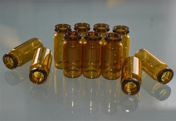 棕色10ml低硼硅管制玻璃注射器