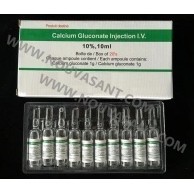 Calcium gluconate injection