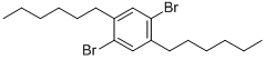 2,5-Dihexyl-1,4-dibromobenzene(117635-21-9)/99%/100g