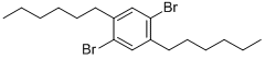 2,5-Dihexyl-1,4-dibromobenzene(117635-21-9)/99%/100g