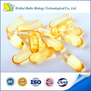 100% Natural GMP Certified Flaxseed Oil Softgel