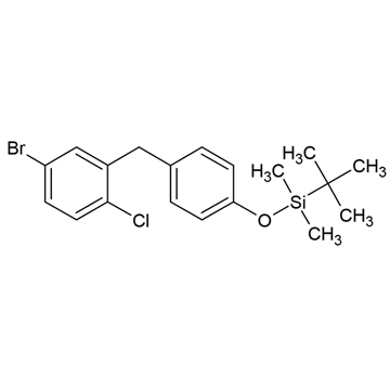 4-溴-1-氯-2-[[4-[[(叔丁基)二甲基硅烷基]氧基]苯基]甲基]苯