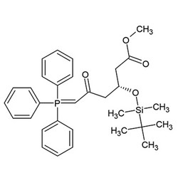 (3R)-叔丁基二甲硅氧基-5-氧代-6-三苯基膦烯己酸甲酯