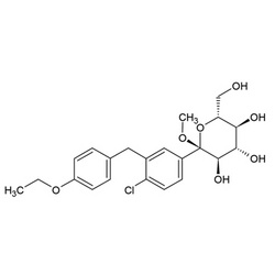 2-氯-5-(1-甲氧基-D-吡喃葡萄糖-1-基)-4-乙氧基二苯甲烷