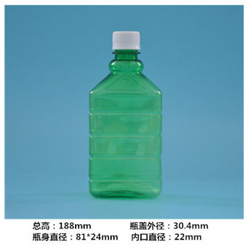 500ml pet 绿色液体瓶