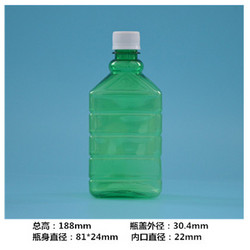 500ml pet 绿色液体瓶