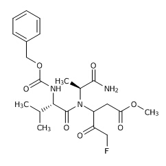 N-[(Benzyloxy)carbonyl]-L-valyl-N-[3-fluoro-1-(2-methoxy-2-oxoethyl)-2-oxo-propyl]-L-alaninamide