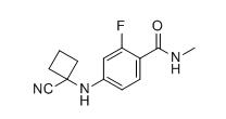 4-((1-cyanocyclobutyl)amino)-2-fluoro-N-methylbenzamide