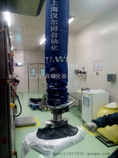 化工原料袋子码垛吸盘、粉尘防爆搬运机械手