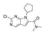 2-Chloro-7-cyclopentyl-N,N-dimethyl-7H-pyrrolo[2,3-d]pyrimidine-6-carboxamide