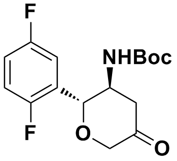 N-[(2R,3S)-2-(2,5-difluorophenyl)tetrahydro-5-oxo-2H-pyran-3-yl]-Carbamic acid 1,1-dimethylethyl est