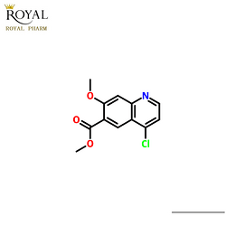 methyl 4-chloro-7-methoxyquinoline-6-carboxylate 4-氯-7-甲氧基-6-喹啉羧酸甲酯