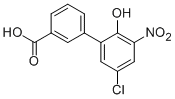 5'-chloro-2'-hydroxy-3'-nitrobiphenyl-3-carboxylic acid