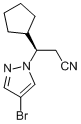 (3R)-3-(4-bromopyrazol-1-yl)-3-cyclopentylpropanenitrile
