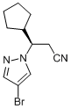 (3R)-3-(4-bromopyrazol-1-yl)-3-cyclopentylpropanenitrile