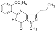 5-(2-ethoxy)-phenyl-1-methyl-3-n-propyl-1,6-dihydro-7H-pyrazolo[4,3-d]pyrimidine-7-one
