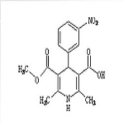 2,6-二甲基-5-甲氧羰基-4-(3-硝基苯基)-1,4-二氫吡啶-3-羧酸