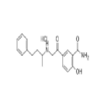 2-Hydroxy-5-(2-(4-phenylbutan-2-ylamino)acetyl)benzamide hydrochloride