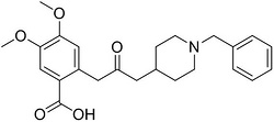 2-(3-(1-Benzylpiperidin-4-yl)-2-oxopropyl)-4,5-dimethoxybenzoic Acid