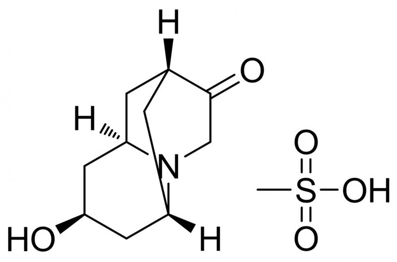 内-六氢-8-羟基-2,6-亚甲基-2H-喹嗪-3(4H)-酮甲磺酸盐