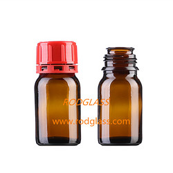 60ml amber reagent glass bottle