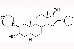 3α,17β-(二羟基)-2β-(吗啉-1-基)-16-(吡咯烷-1-基)-5α-雄甾烷
