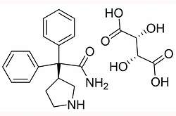 3-(S)-(1-甲酰胺基-1,1-二苯基甲基)吡咯烷-L-酒石酸盐