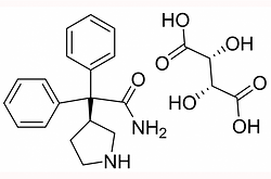 3-(S)-(1-甲酰胺基-1,1-二苯基甲基)吡咯烷-L-酒石酸鹽